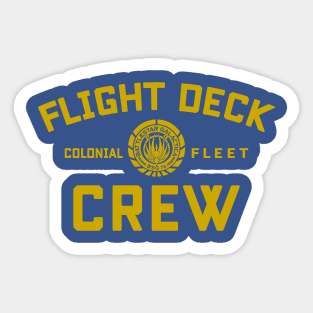 Battlestar Galactica Flight Deck Crew Sticker